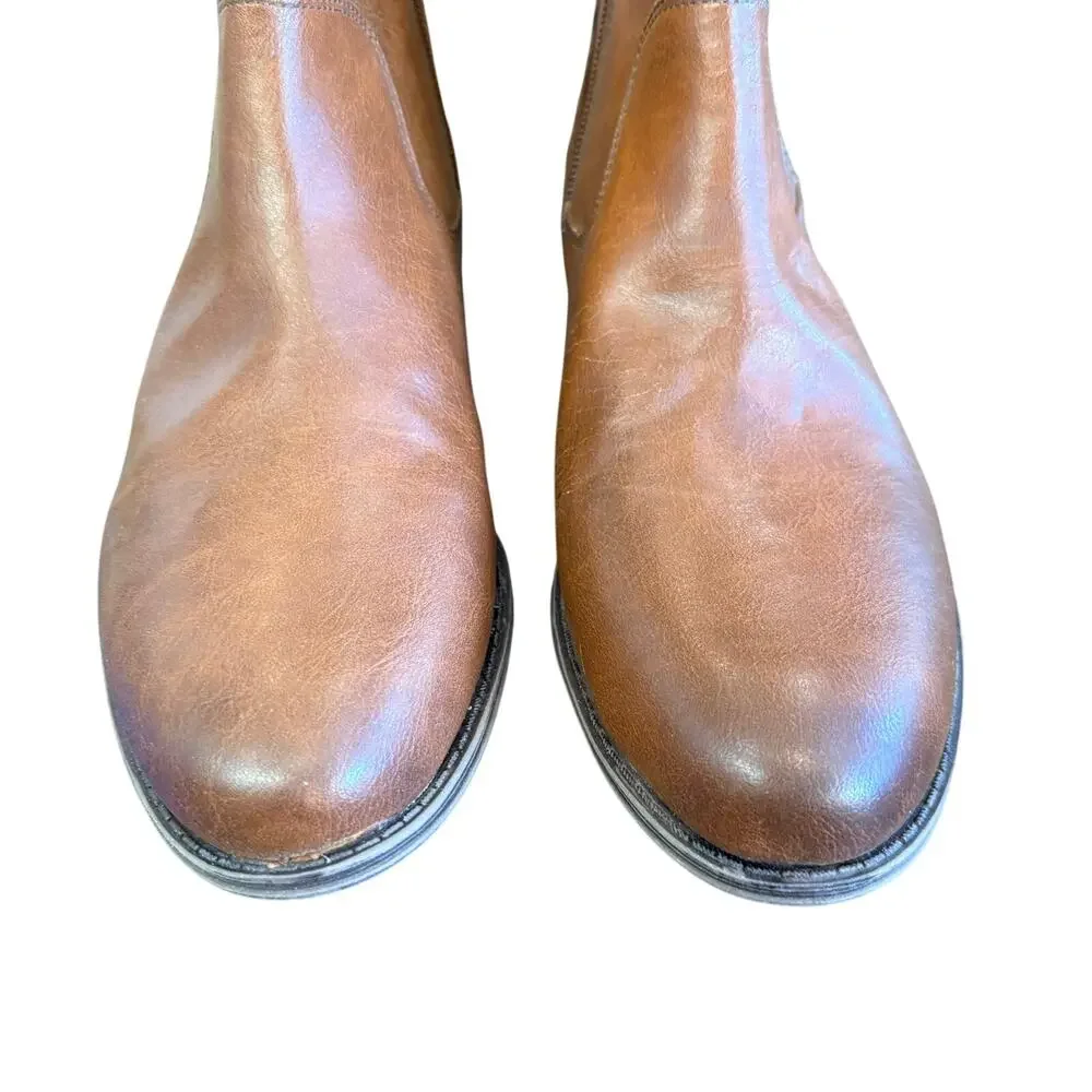 Naturalizer Boots Jacklyn Size 9.5 Tan Zip Ankle